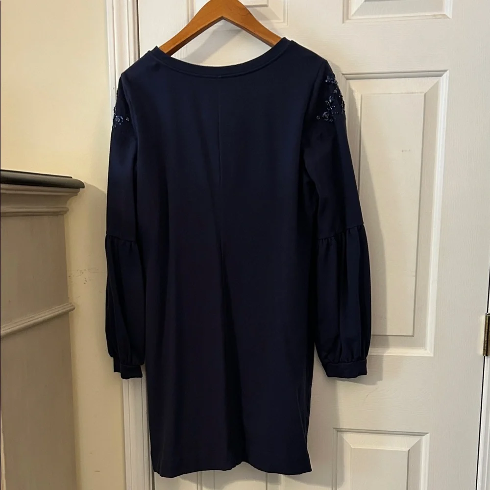 Lilly Pulitzer Navy Long Sleeve Sweater Dress - Picture 4 of 5